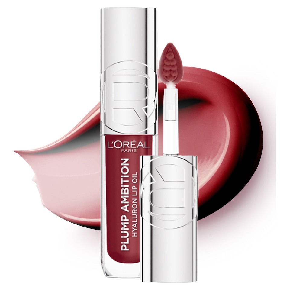 image 1 of L'Oréal Paris Plump Ambition Lip Oil, 490 Berry Jolie, 5ml