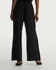 image 4 of F&F Wide Leg Drawstring Trousers in Black