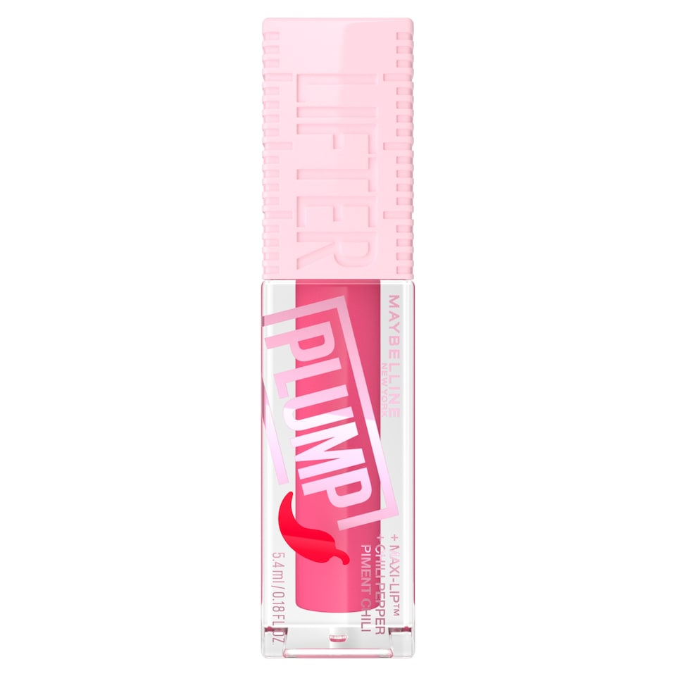 image 1 of Maybelline Lifter Gloss Plump Lip Gloss Pink Sting 5.4ml
