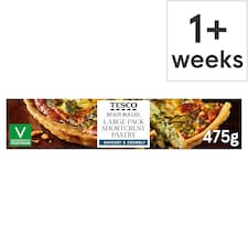 Tesco Large Pack Shortcrust Pastry 475G
