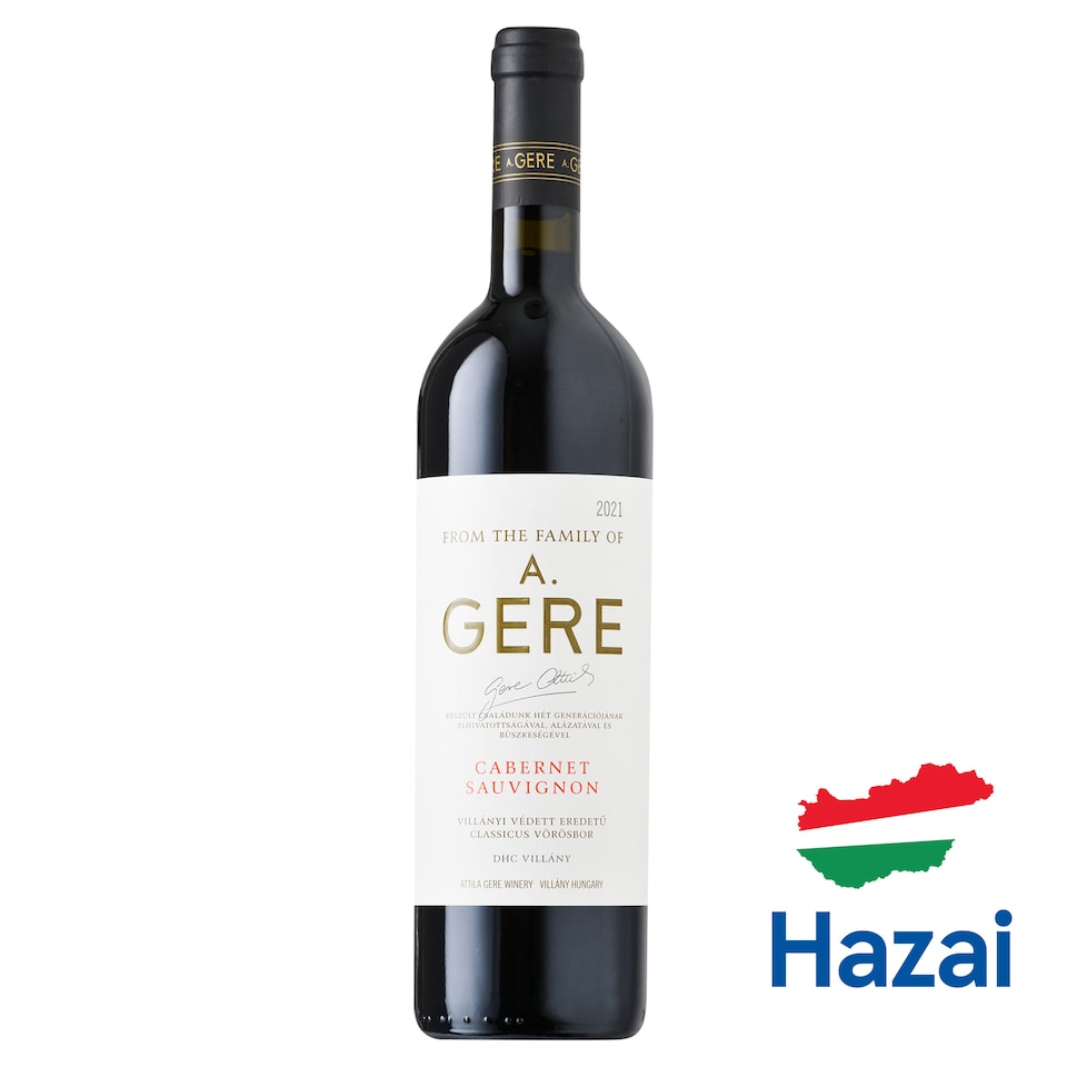 Gere Cabernet Sauvignon száraz vörösbor 13,5% 0,75 l