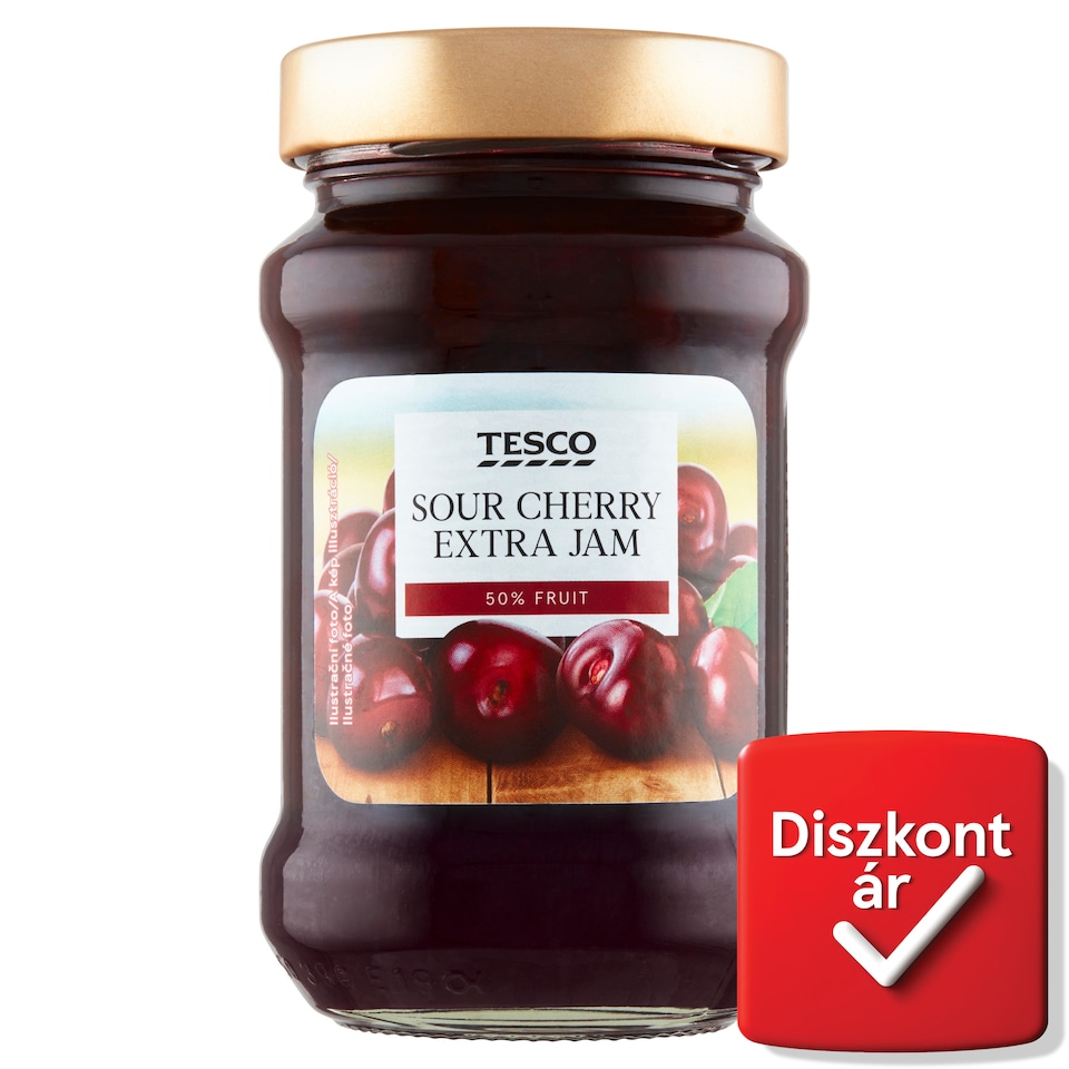 Tesco meggylekvár 450 g
