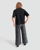 image 2 of Wednesday Addams Black Sheep Print Pure Cotton T-Shirt in Black