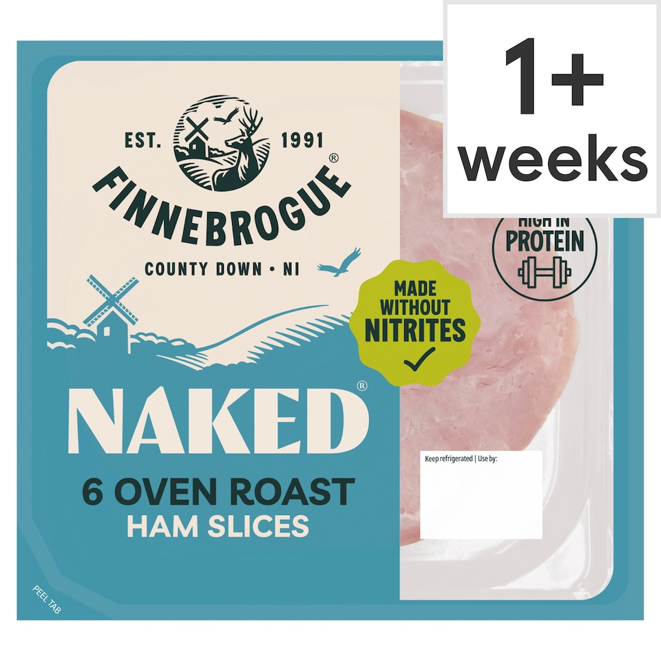 Finnebrogue Naked 6 Oven Roast Ham Slices 120g
