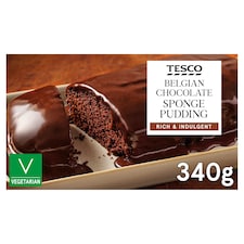 Tesco Belgian Chocolate Sponge Pudding 340g