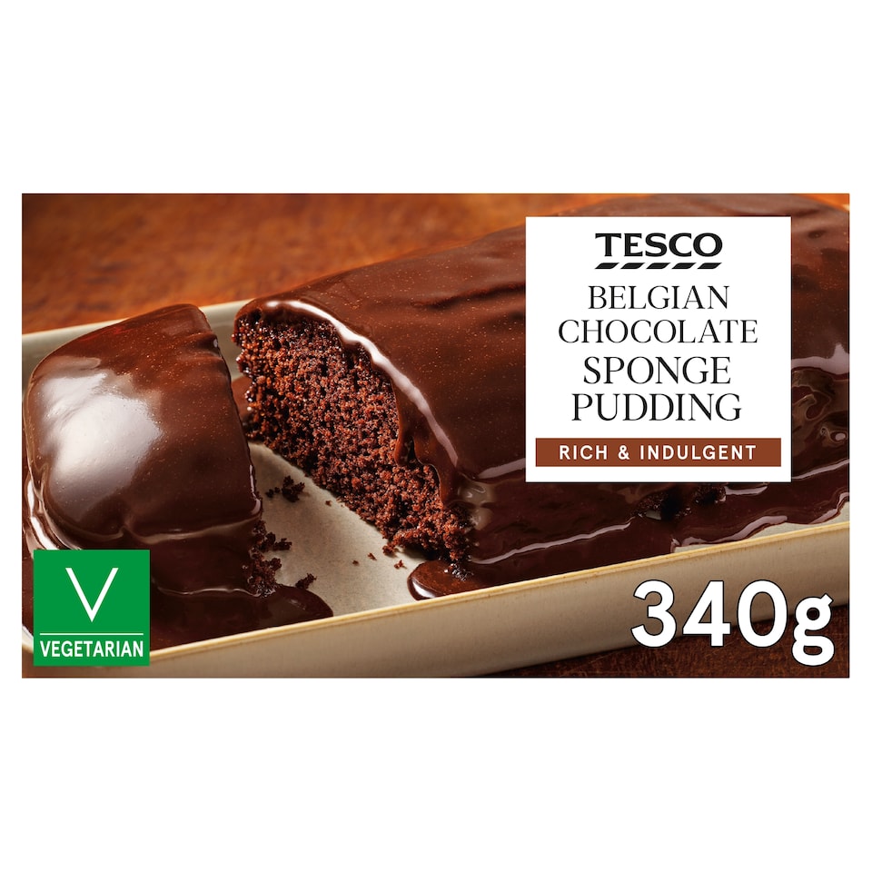 Tesco Belgian Chocolate Sponge Pudding 340g