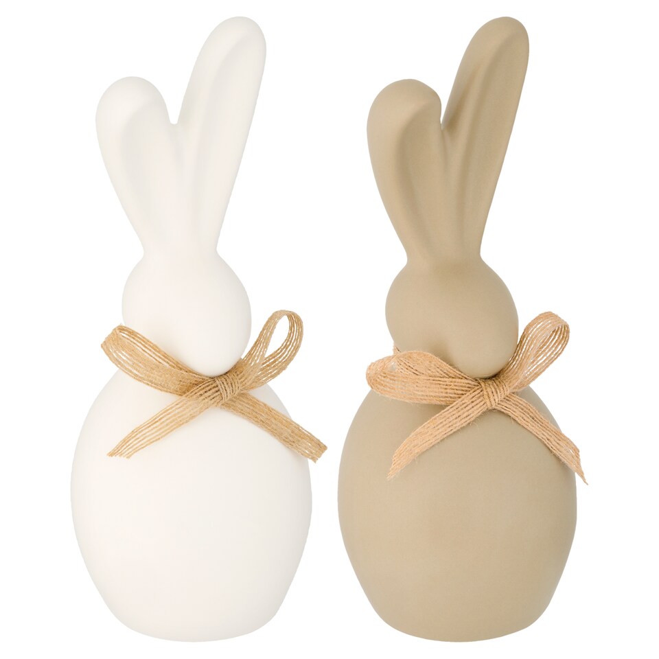Tesco Easter Ceramic Bunny Decoration Assortment