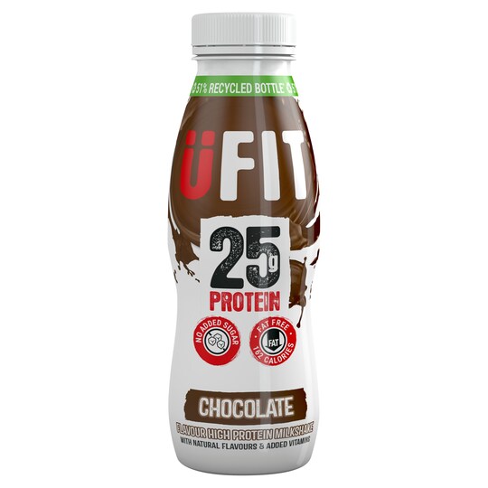 Ufit High Protein Milkshake Drink Chocolate 330Ml Tesco Groceries