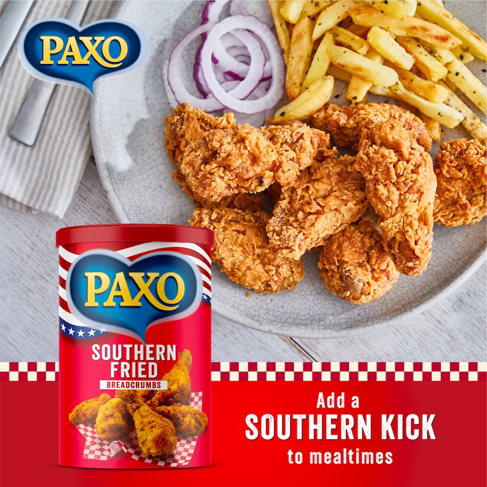 image 1 of Paxo Southern Fried Breadcrumbs 210G