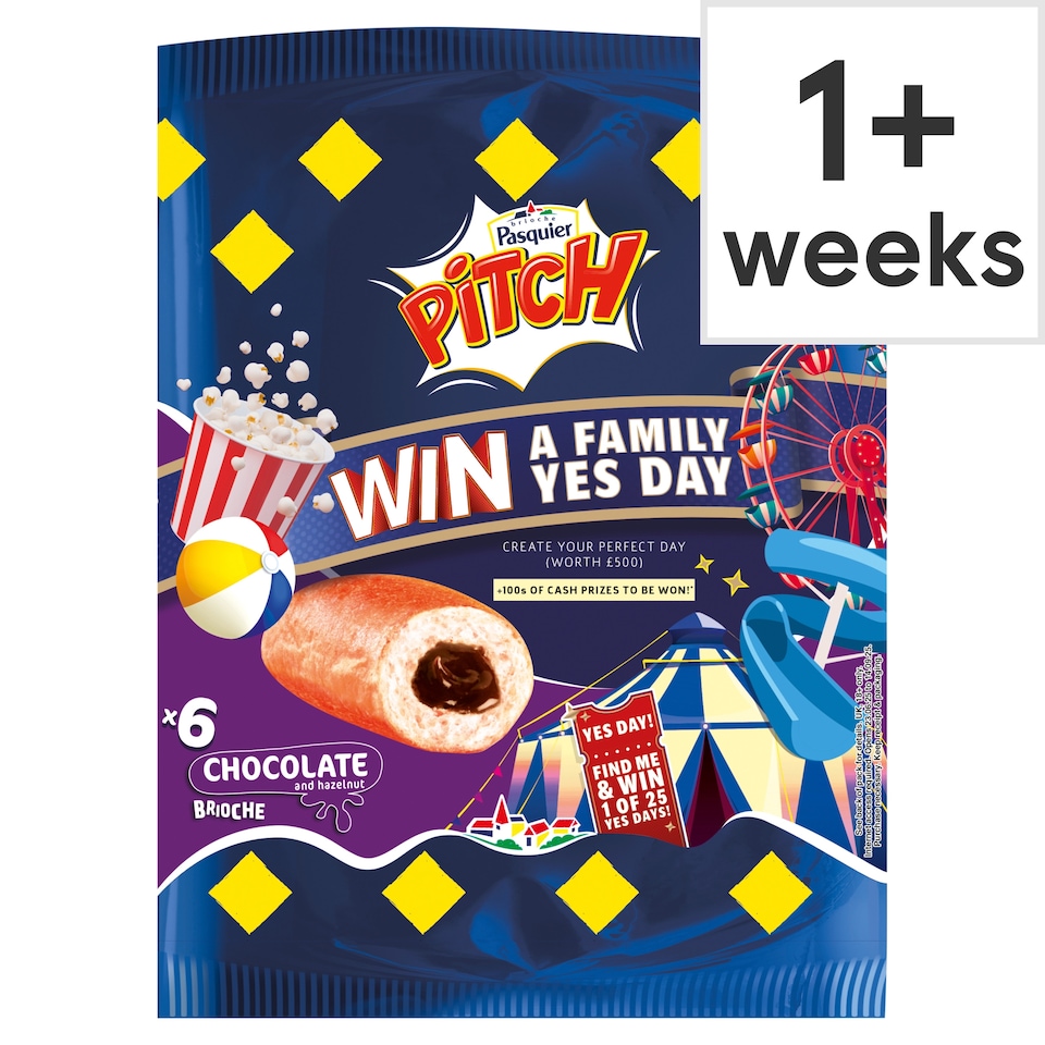 Brioche Pasquier Pitch Chocolate Hazelnut Filled Brioche 6 Pack