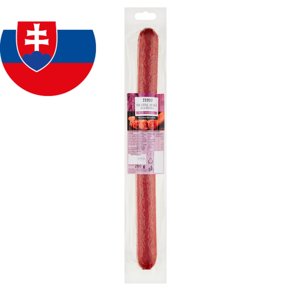 Tesco Bratislavská klobása 250 g
