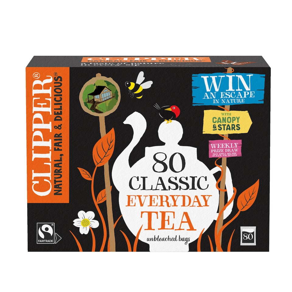Clipper Classic Everyday Tea Bags 80Pk 232G