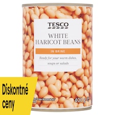 Tesco Biela fazuľa v slanom náleve 400 g