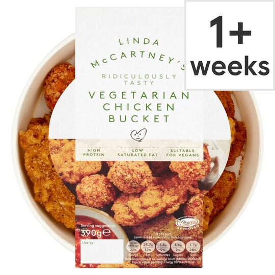 Linda Mccartneys Vegetarian Chicken Bucket 390G Tesco Groceries