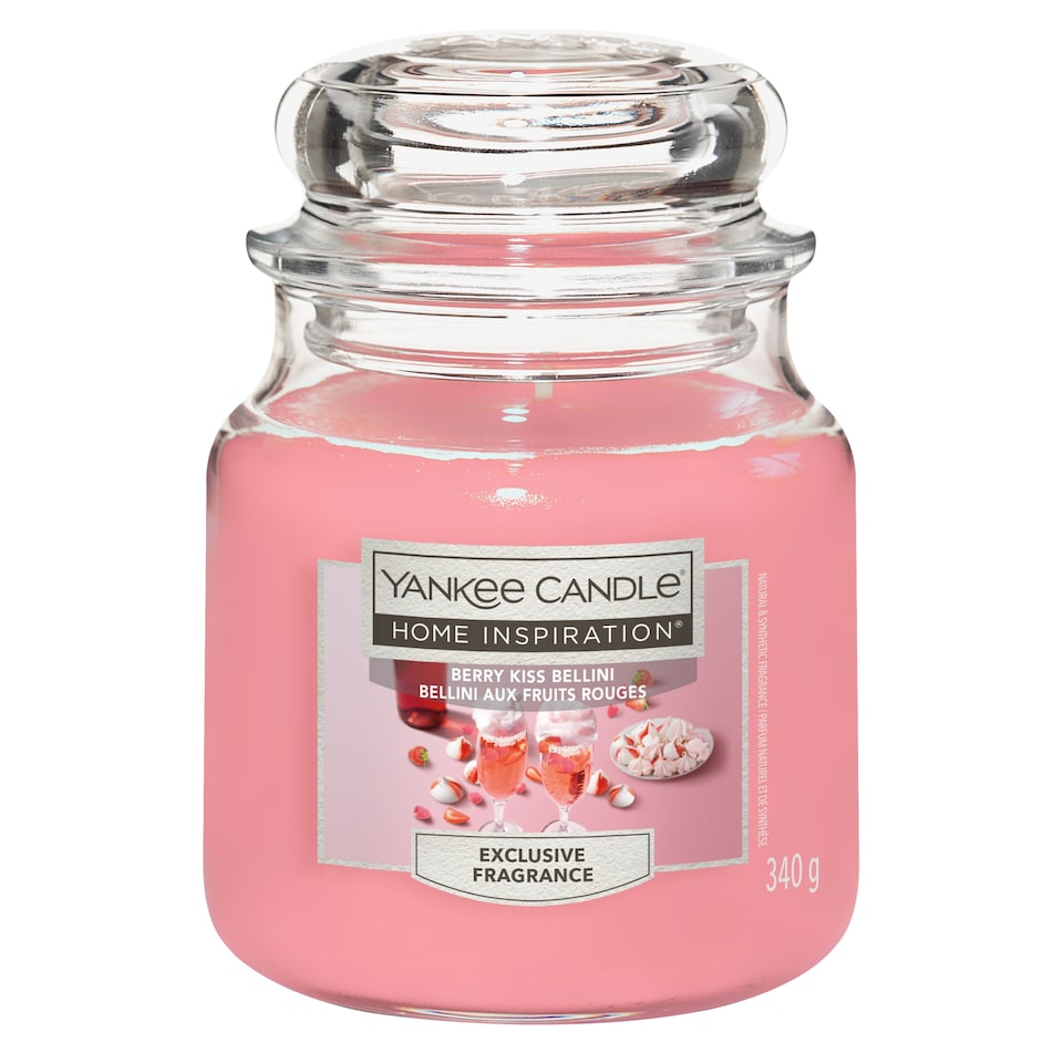 image 1 of Yankee Berry Kiss Bellini Medium Jar 340g
