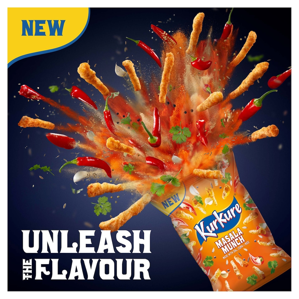 image 1 of Kurkure Masala Munch Sharing Bag Crisps 100g