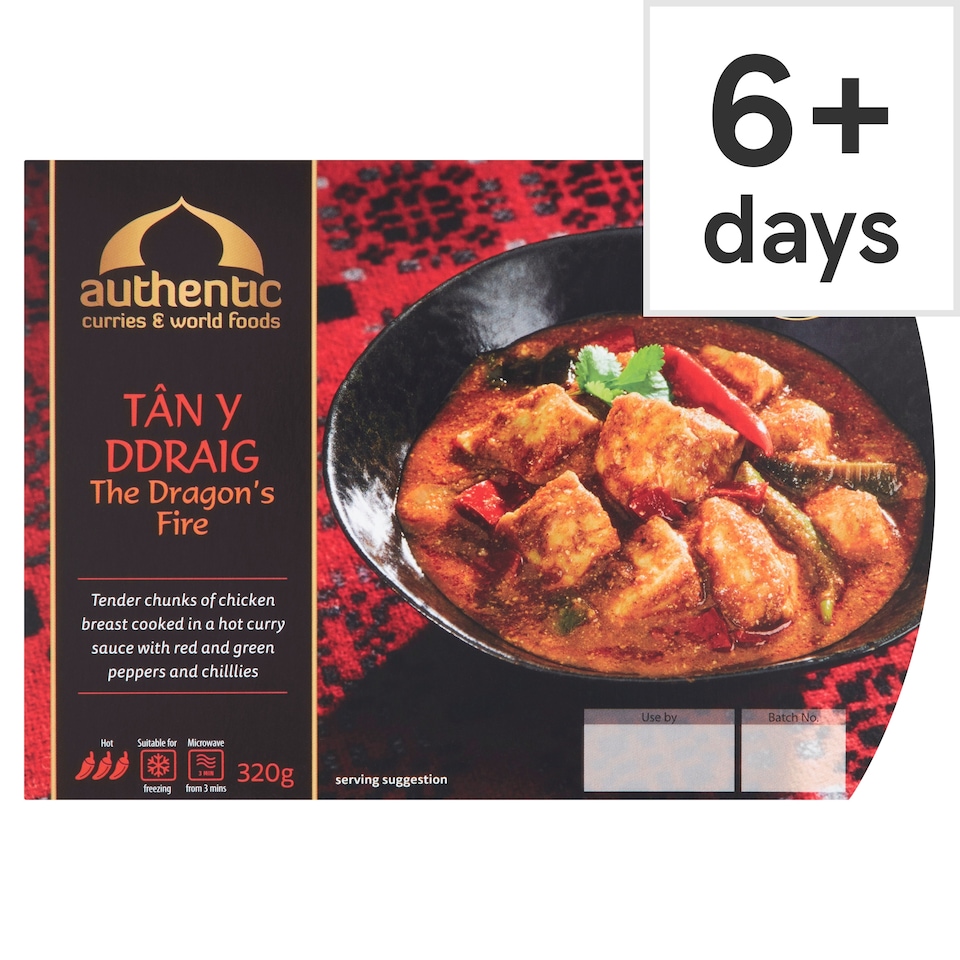 Authentic Curry Co. Hot Welsh Chicken Curry 320G