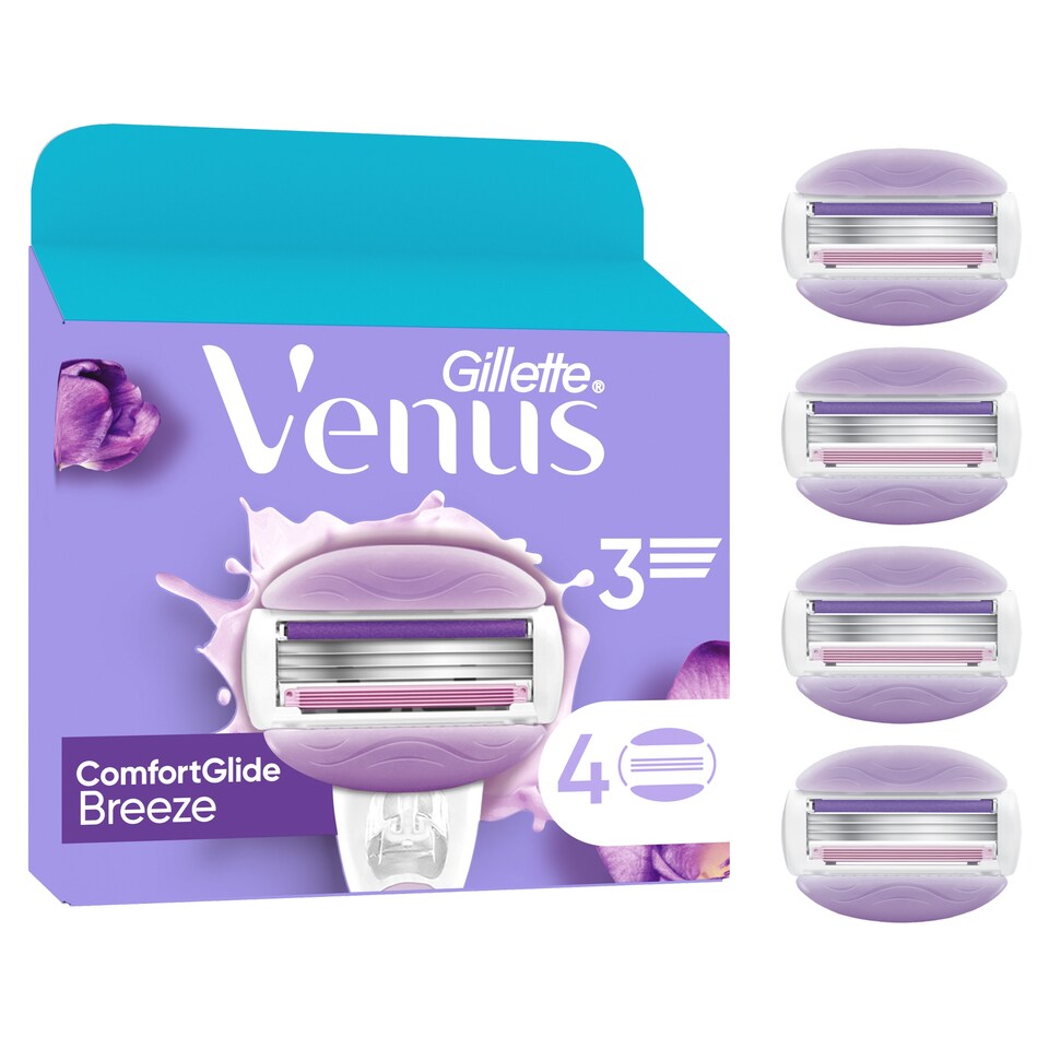obrázok 1 z Gillette Venus ComfortGlide Dámske Holiace Hlavice Breeze, Náhradné Holiace Hlavice