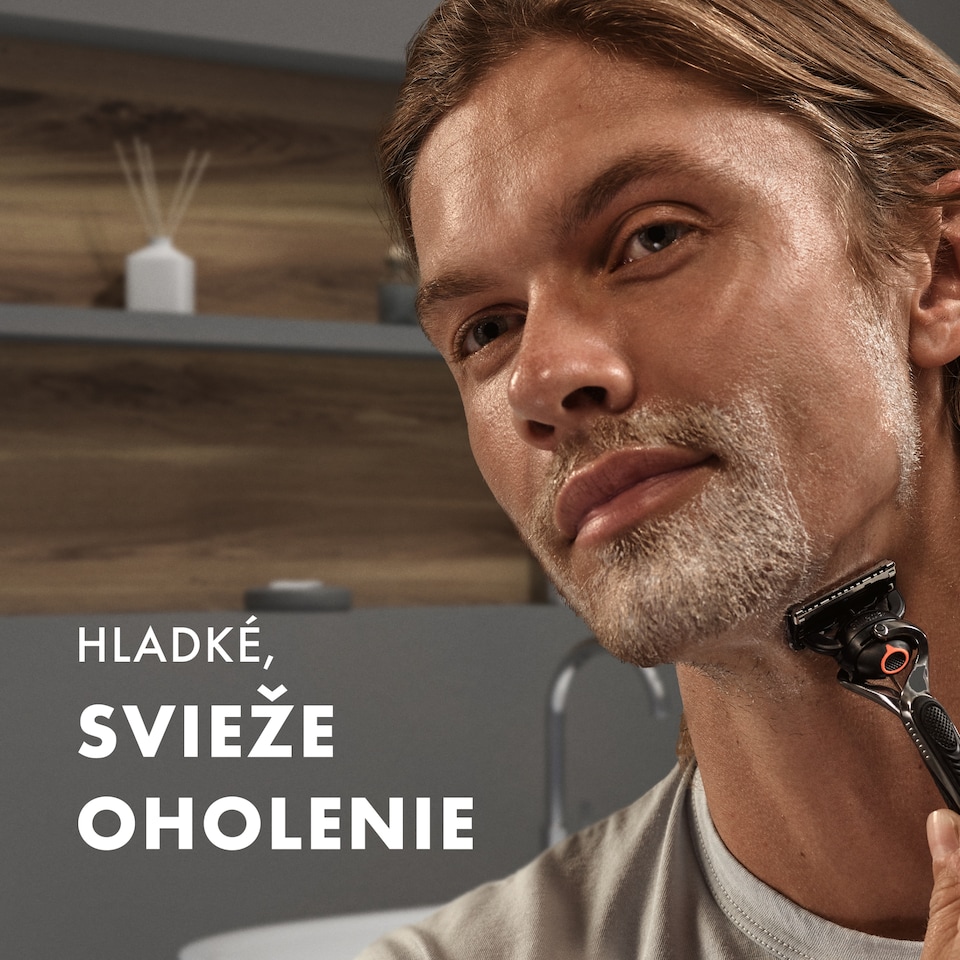 obrázok 1 z Gillette Fusion Gél Na Holenie S Mandľovým Olejom, Na Citlivú Pokožku, 200ml