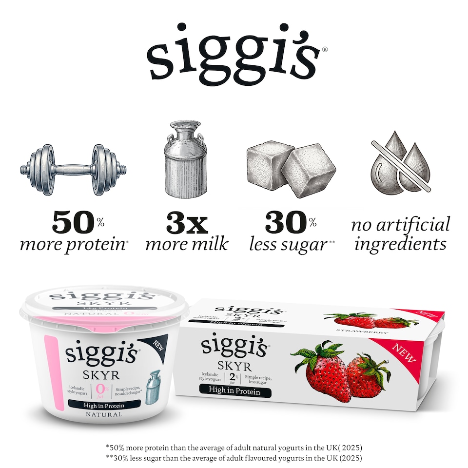image 1 of siggi's skyr 2% fat Icelandic style Mango Passionfruit Yogurt 2 x 140g