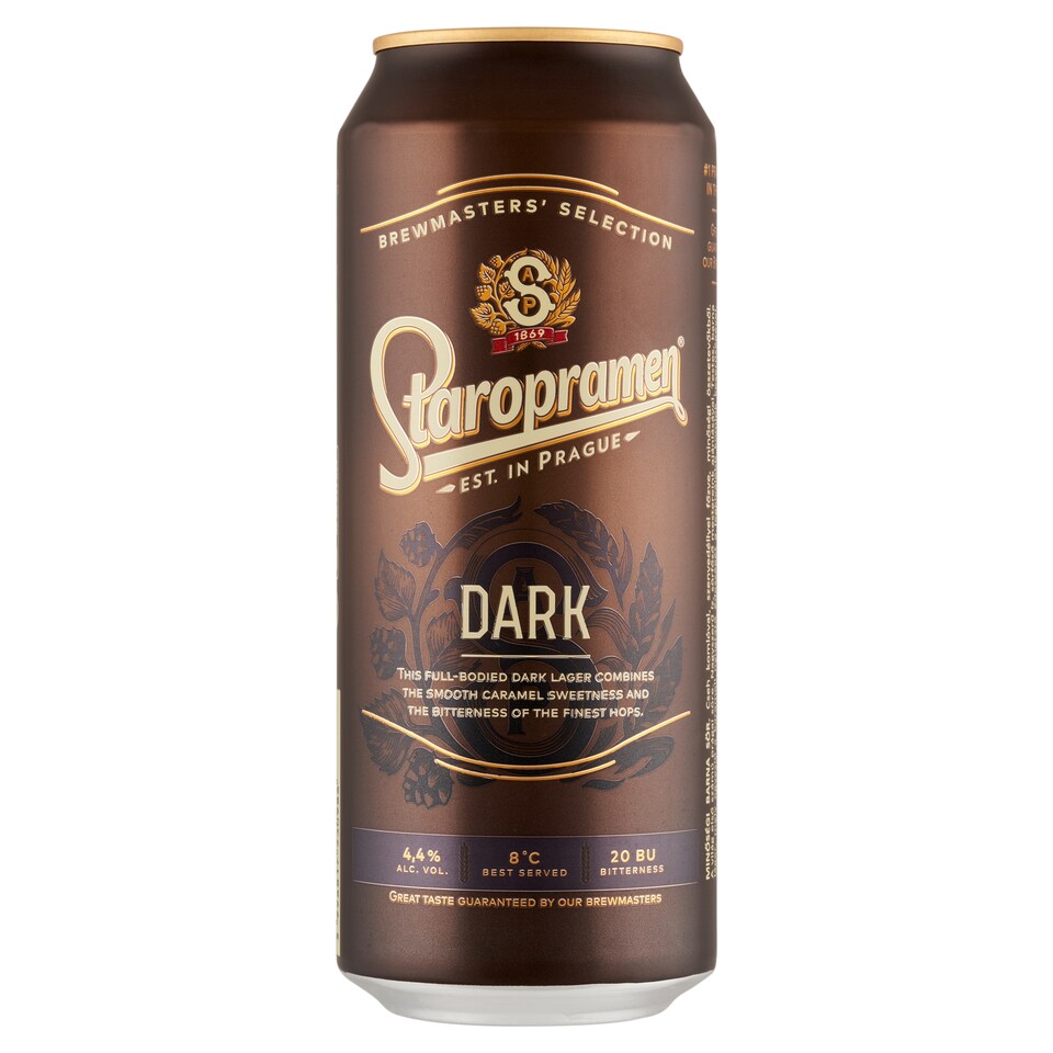 image 1 of Staropramen Dark Quality Brown Beer 4,4% 0,5 l