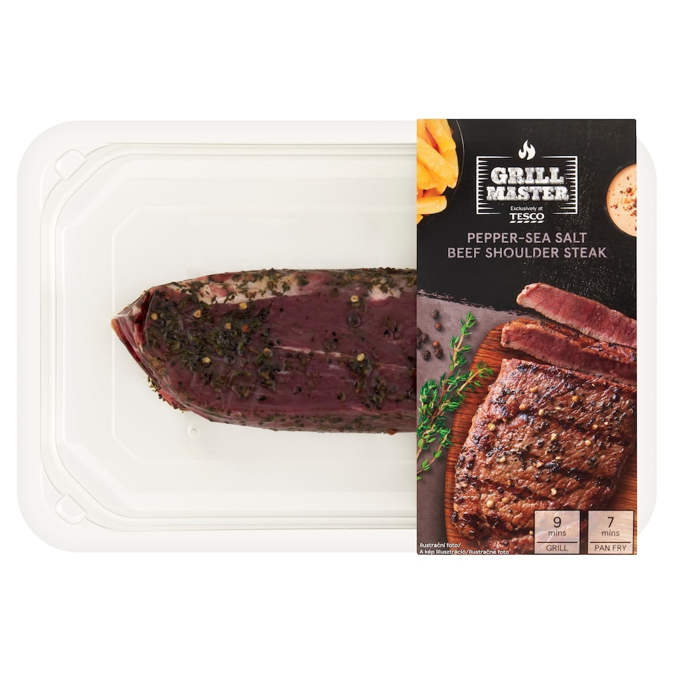 Tesco Grill Master Beef Shoulder Steak in Classic Marinade