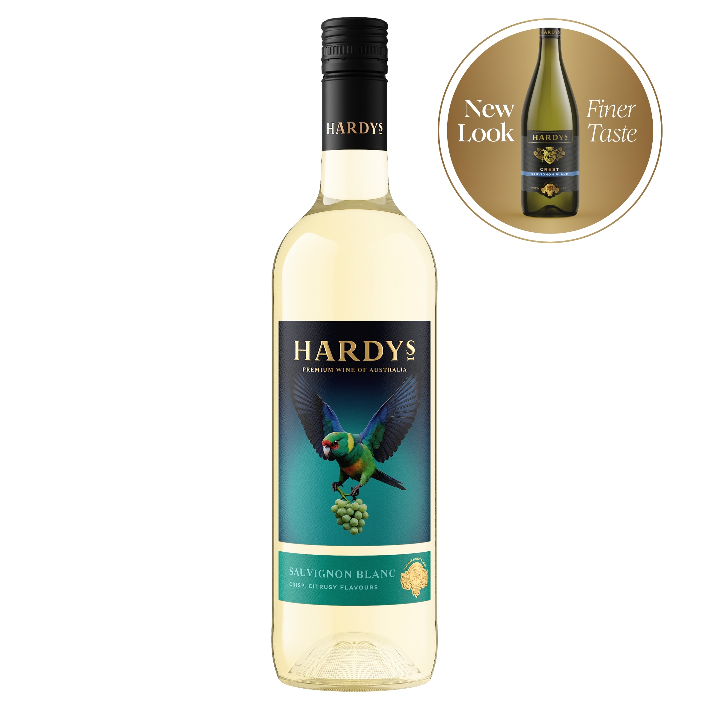 Hardys Crest Sauvignon Blanc White Wine 75cl