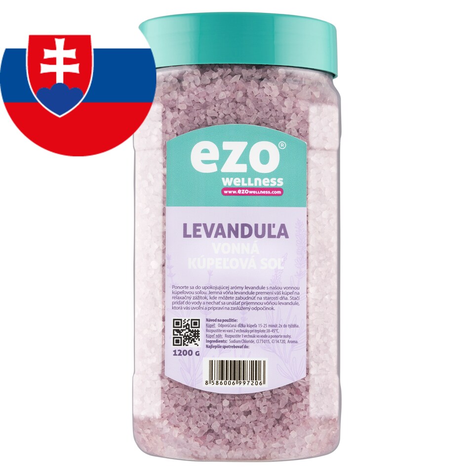 image 1 of Ezo Wellness Lavender Scented Bath Salt 1200 g