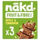 image 1 of Nakd Fruit & Fibre Apple & Cinnamon Bars 3 x 44g