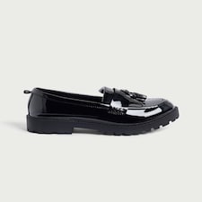 F&F Patent Tassel Loafers in Black