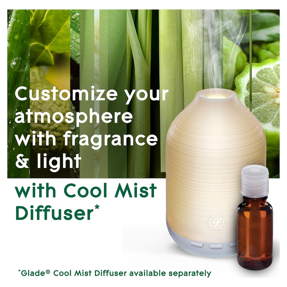 image 1 of Glade Aromatherapy Cool Mist Diffuser Refill Bergamot 17.4ml