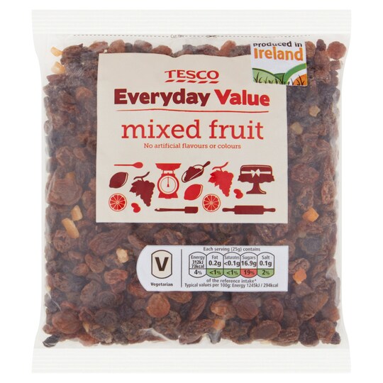 Tesco Everyday Value Fruit Mix 375G Tesco Groceries