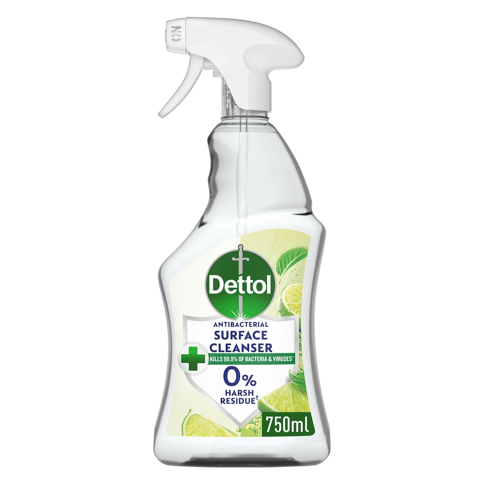 Dettol Antibacterial Multi Surface Cleaning Spray Lime & Mint 750ml