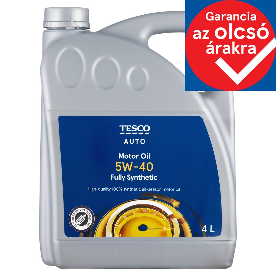 Tesco Auto Fully Synthetic 5W-40 motorolaj 4 l