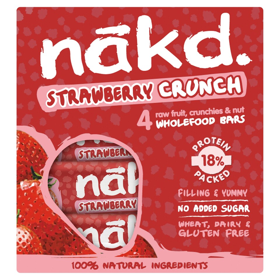 Nakd Strawberry Crunch 4x30g