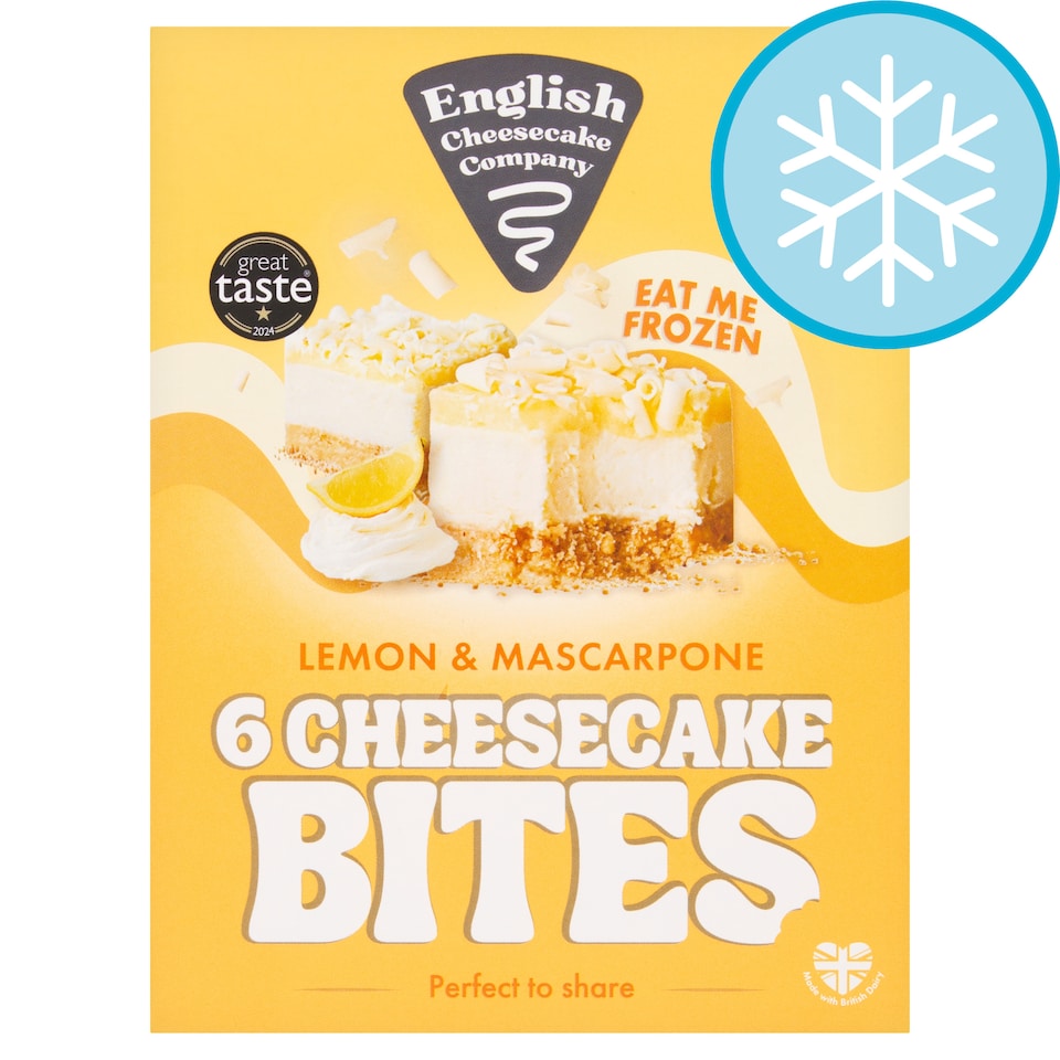 English Cheesecake Company 6 Lemon Cheesecake Bites 210g