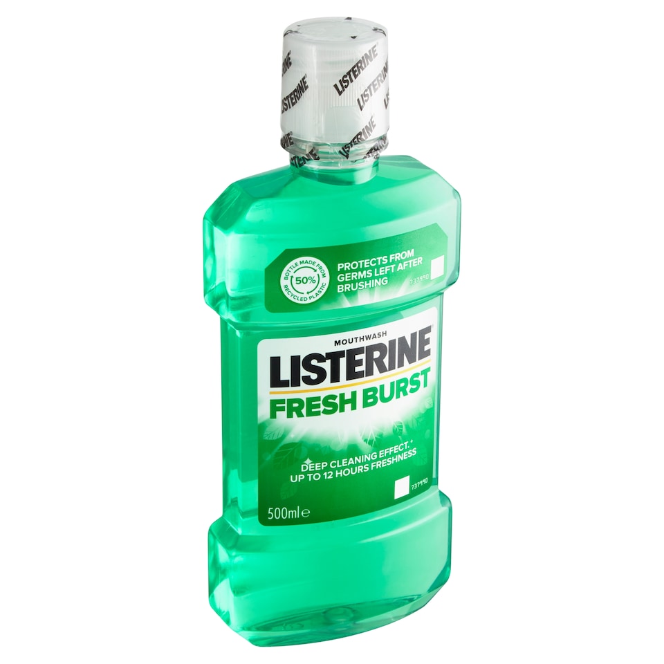 Listerine Fresh Burst Mouthwash 500ml