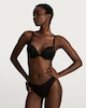 image 1 of F&F 3-Pack Lace Thongs in Multi Black White