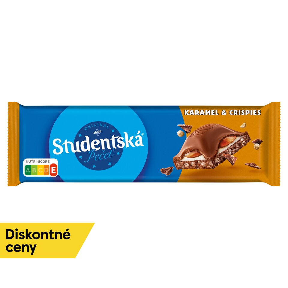 ORION Študentská pečať Caramel & Crispies 235 g