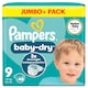 image 1 of Pampers Baby Dry Taped Size 9 Jumbo Pack 48 Nappies