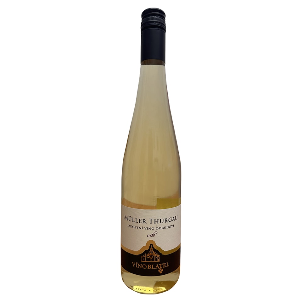 Víno Blatel Müller Thurgau víno biele suché 0,75 l