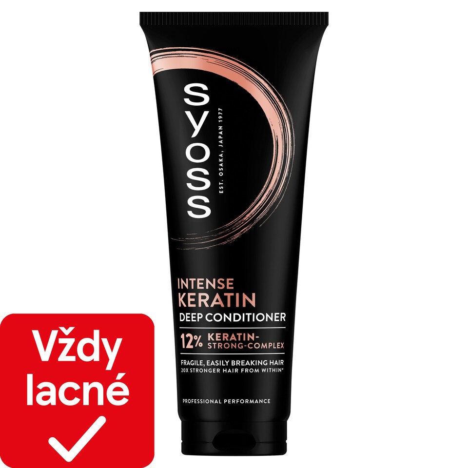 Syoss Intense Keratin hĺbkový kondicionér pre krehké, ľahko sa lámajúce vlasy 250 ml