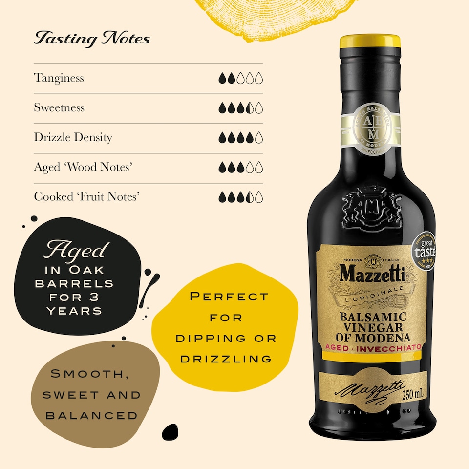 image 1 of Mazzetti Gold Label Aged Balsamic Vinegar of Modena 250ml