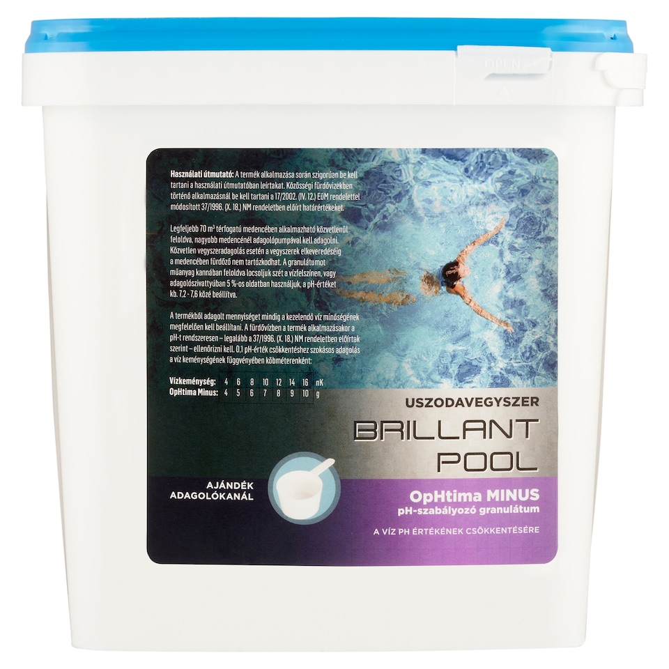 Brillant Pool OpHtima Minus pH Regulating Granules for Swimming Pool Water 7,5 kg