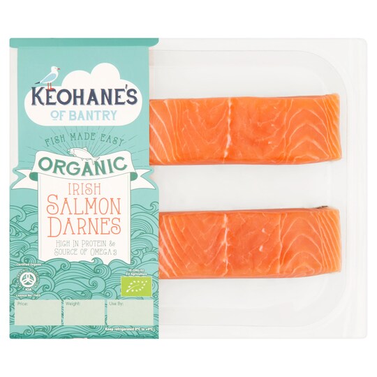 Keohane's Of Bantry Organic Salmon Darnes 240G