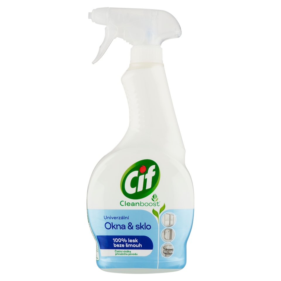 image 1 of Cif Cleanboost Universal Window & Glass Cleaning Spray 500 ml