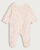 image 1 of F&F Baby Soft Touch Fleece Leopard Print Sleepsuit in Pink