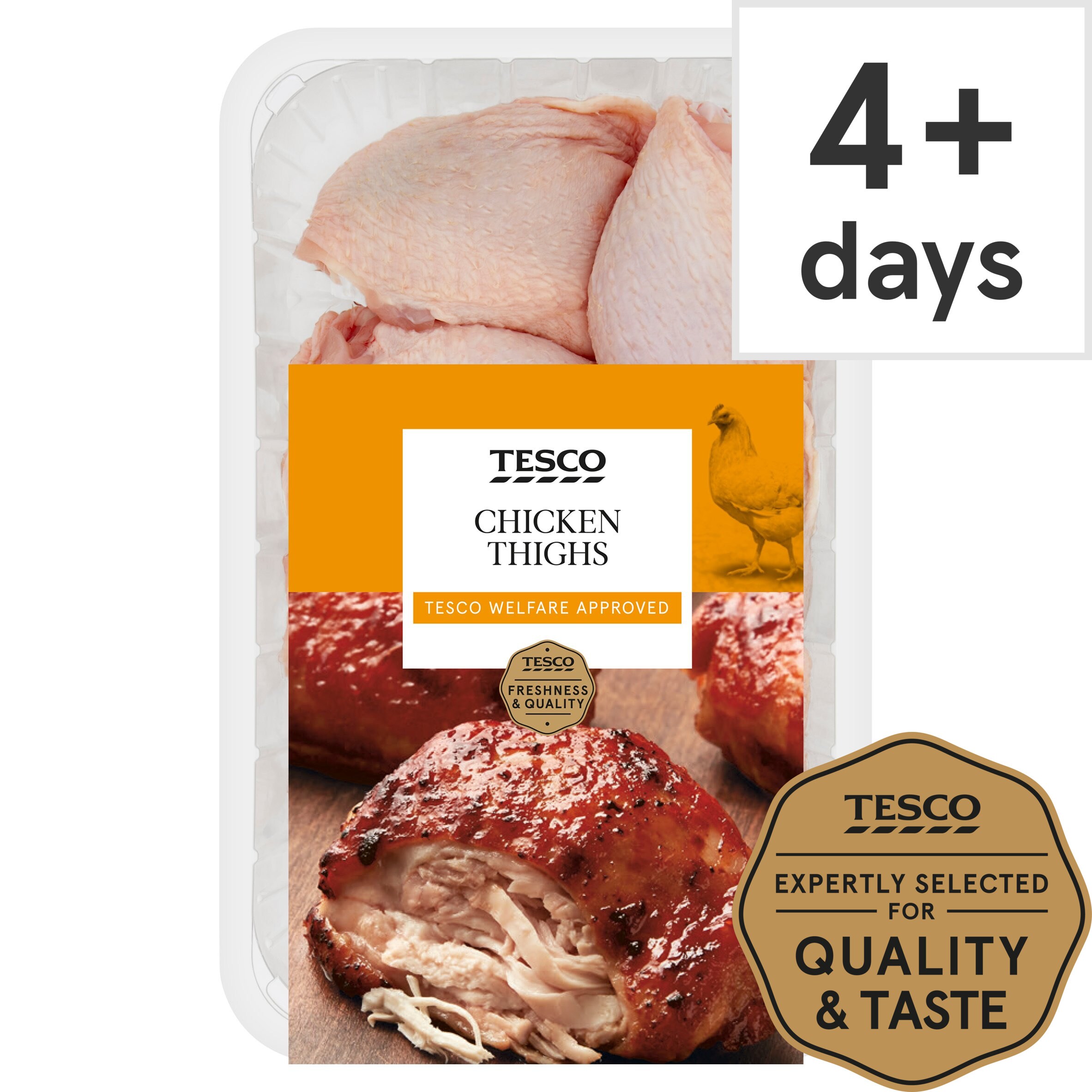 Calories in Tesco British Chicken Thighs Chumster