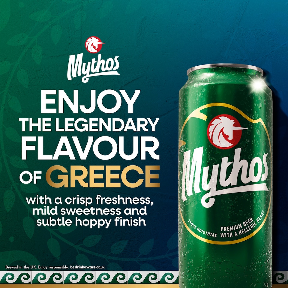 image 1 of Mythos Premium Greek Lager Beer Can 10x440ml