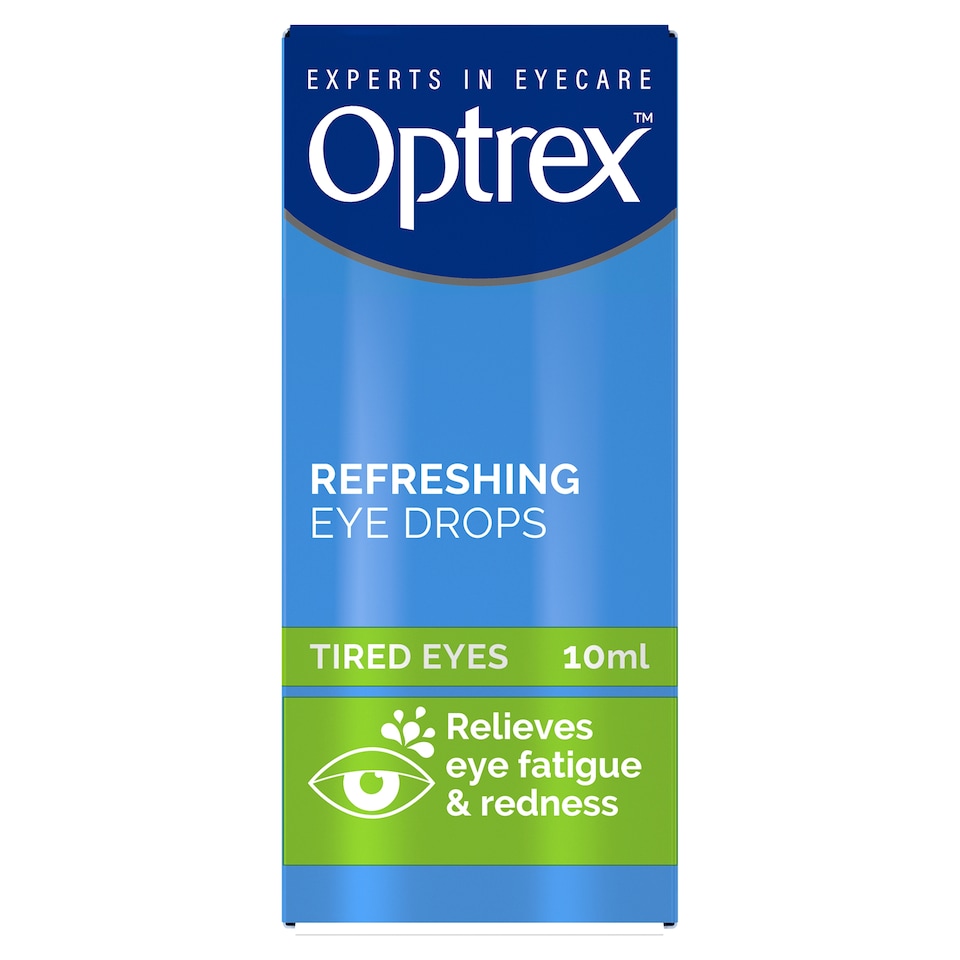 Optrex Refreshing Eye Drops Tired Eyes 10ml